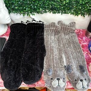 Jane & bleecker fuzzy socks